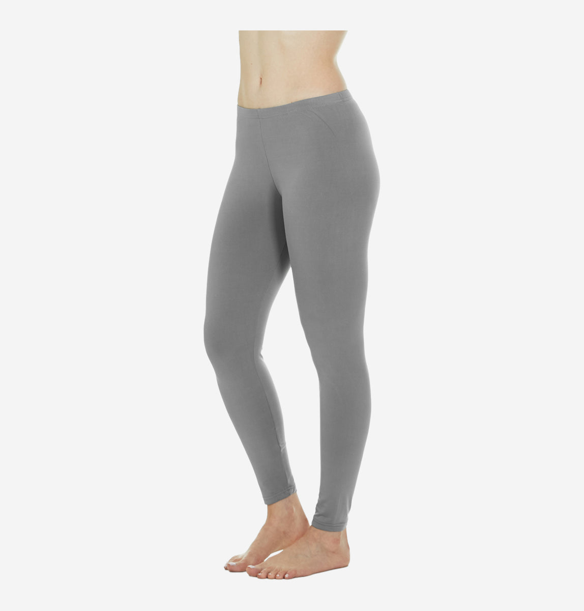 Buy Thermajane Women's Ultra Soft Thermal Underwear Long Johns Set with  Fleece Lined (Small, Grey) at