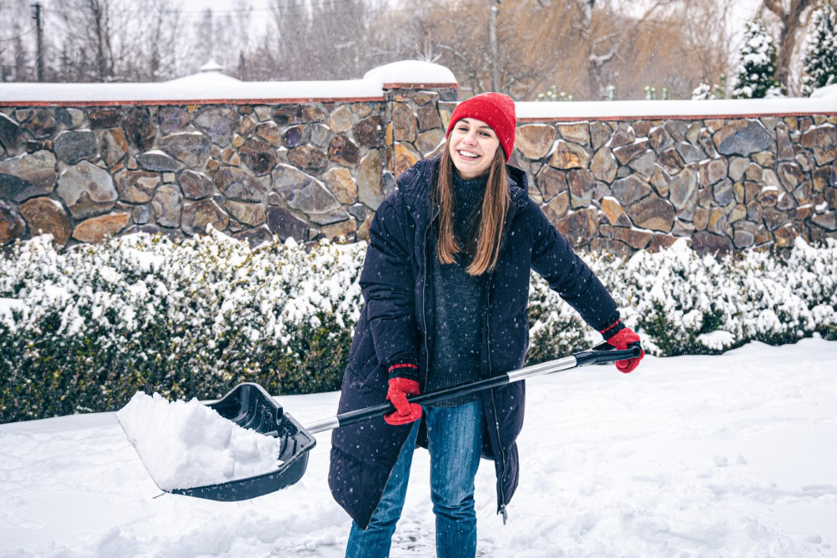 Staying Warm While Shoveling Your Driveway