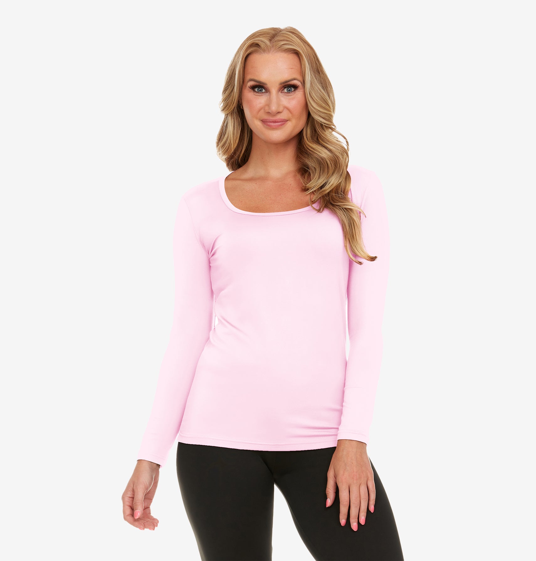  Thermajane Long Sleeve Thermal Shirts for Women Cold Weather, Womens  Thermal Underwear Tops, Base Layer Women Thermal (Baby Pink, 2X-Small) :  Clothing, Shoes & Jewelry