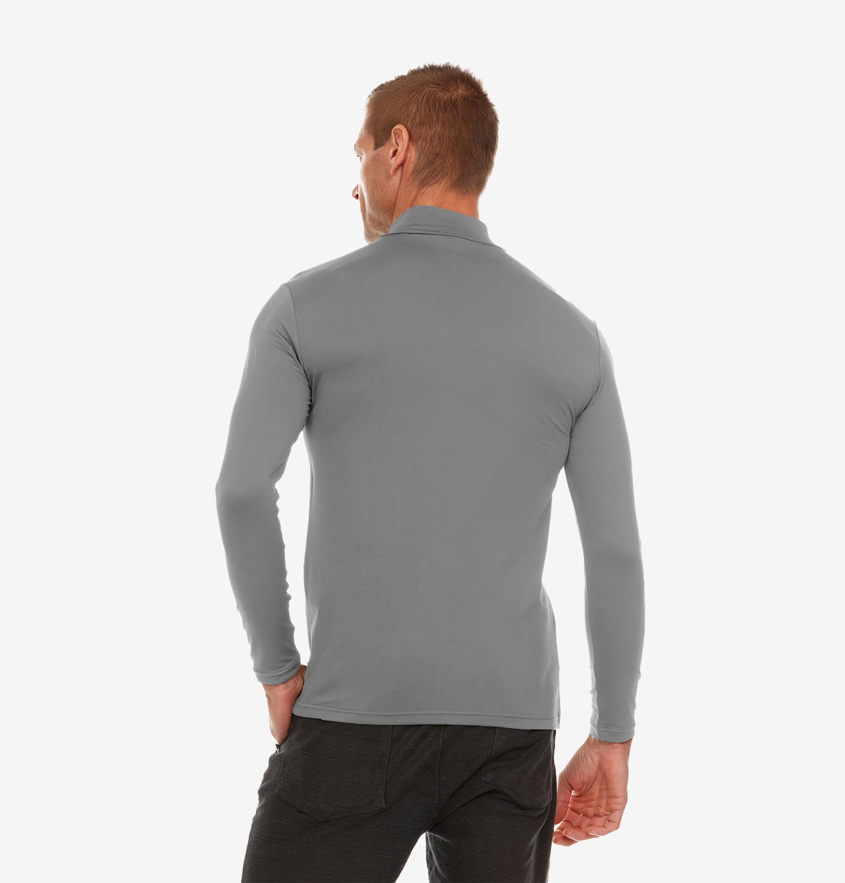 Men's Mock Neck Thermal Top