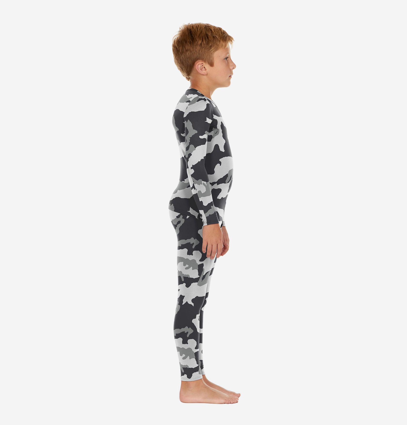 Boy's Print Thermal Set