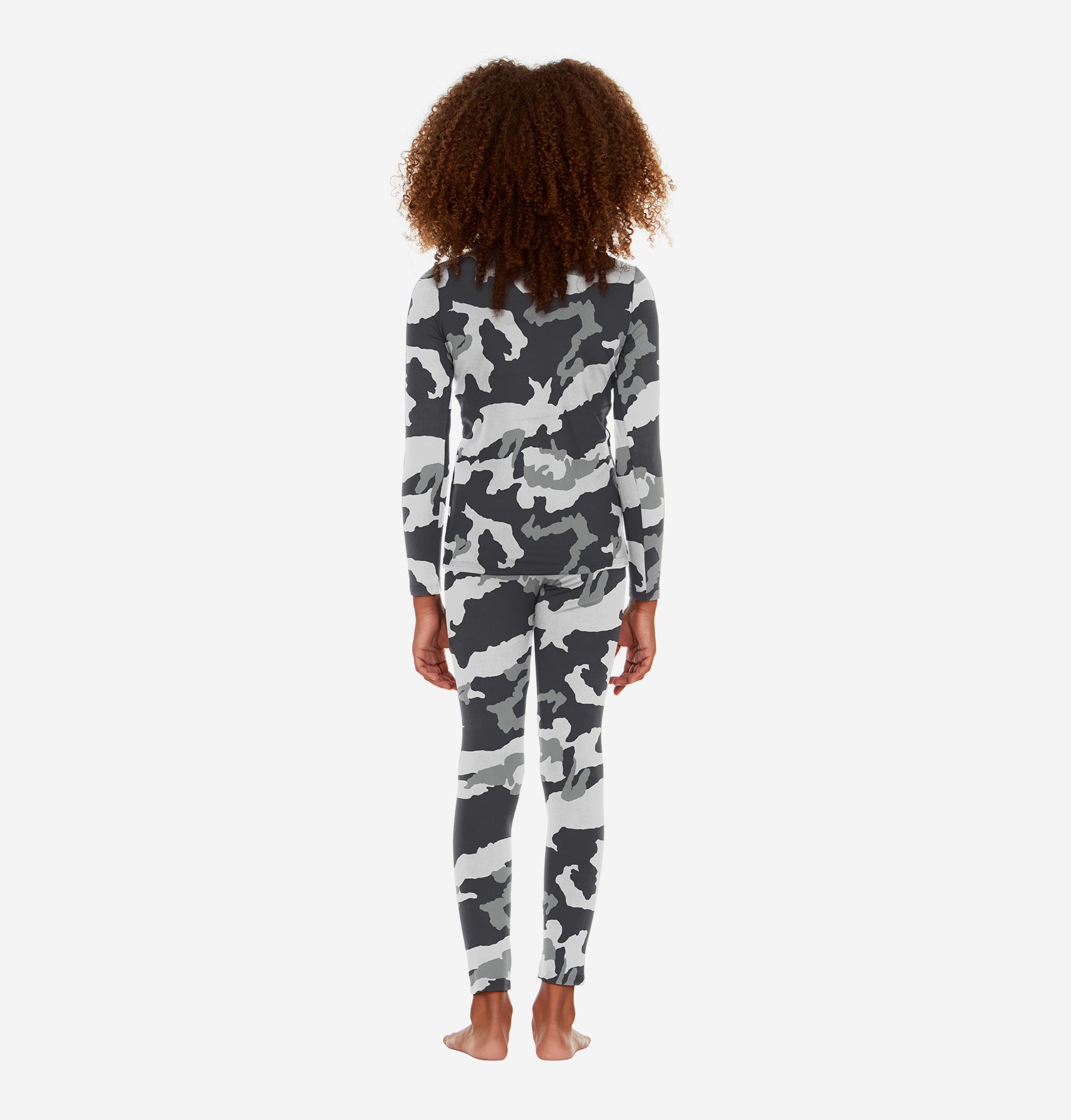 Girl's Print Thermal Set