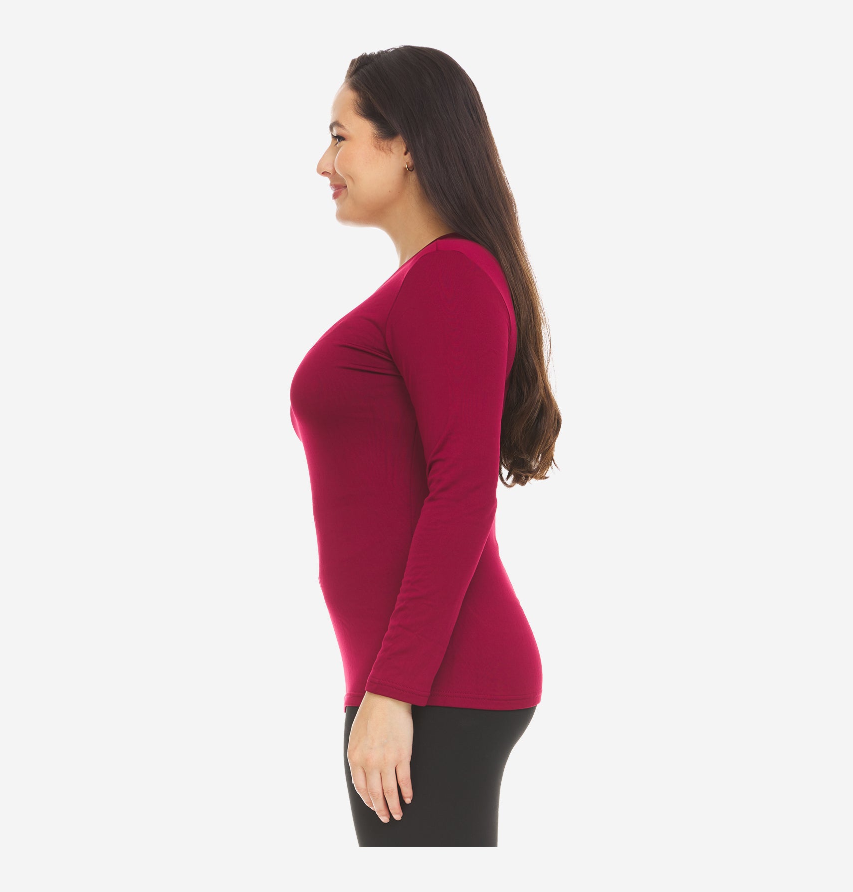 Women s V Neck Thermal Tops Free Shipping US Returns Exchanges
