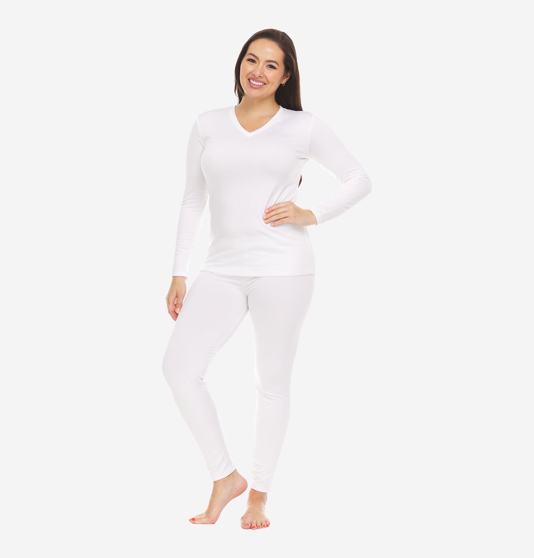 Women's V-Neck Thermal Set