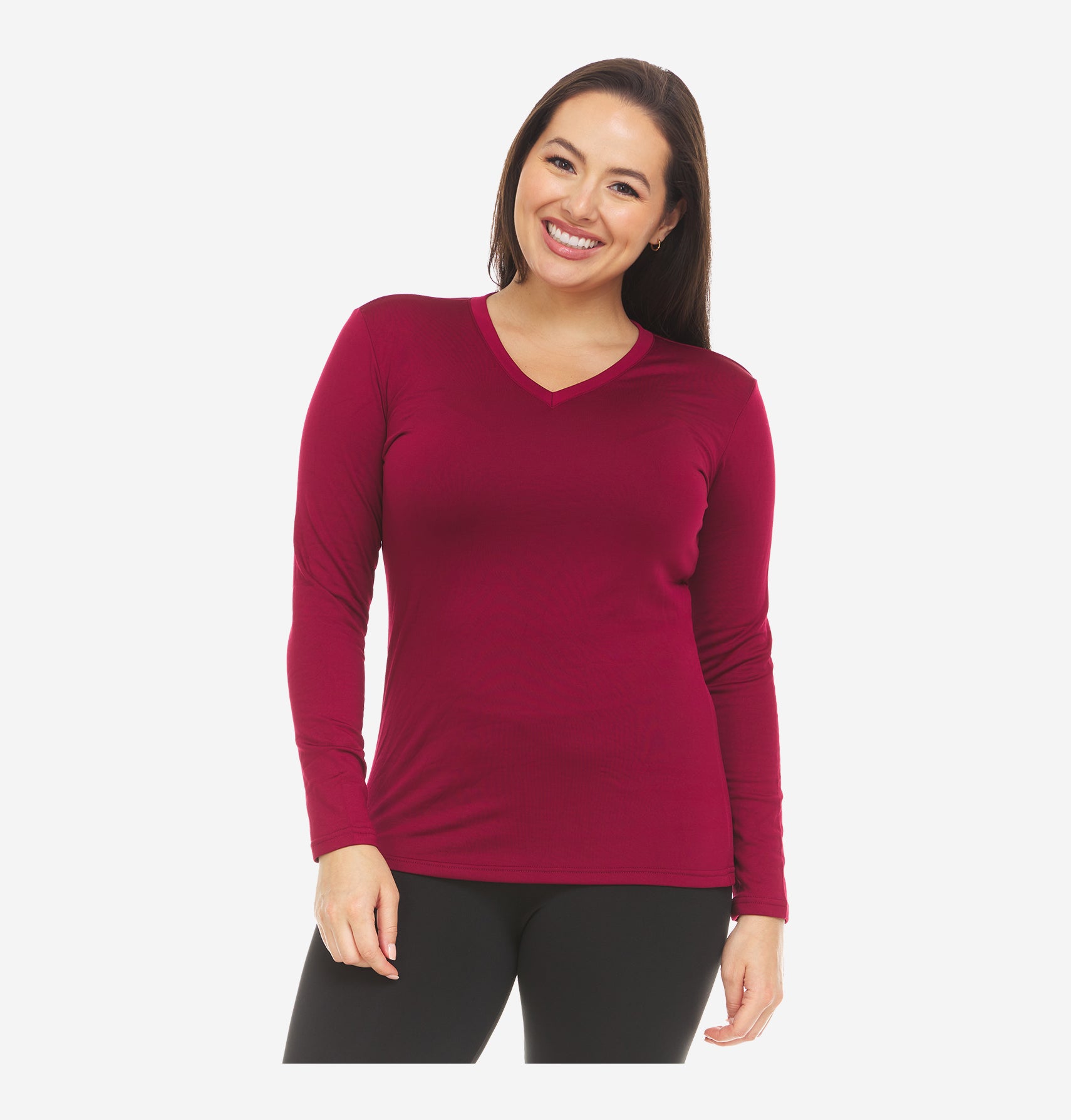 Thermajane Thermal Shirts for Women Long Sleeve Tops Winter Thermal  Undershirt for Women